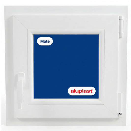 Fenêtre en PVC renforcé 500x500 blanche oscillo-battante | mate