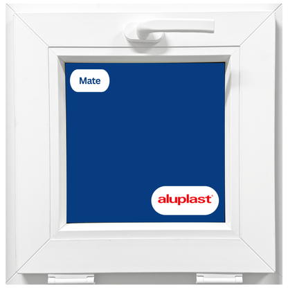 Fenêtre en PVC renforcé 400x400 blanche oscillo-battante | Mat