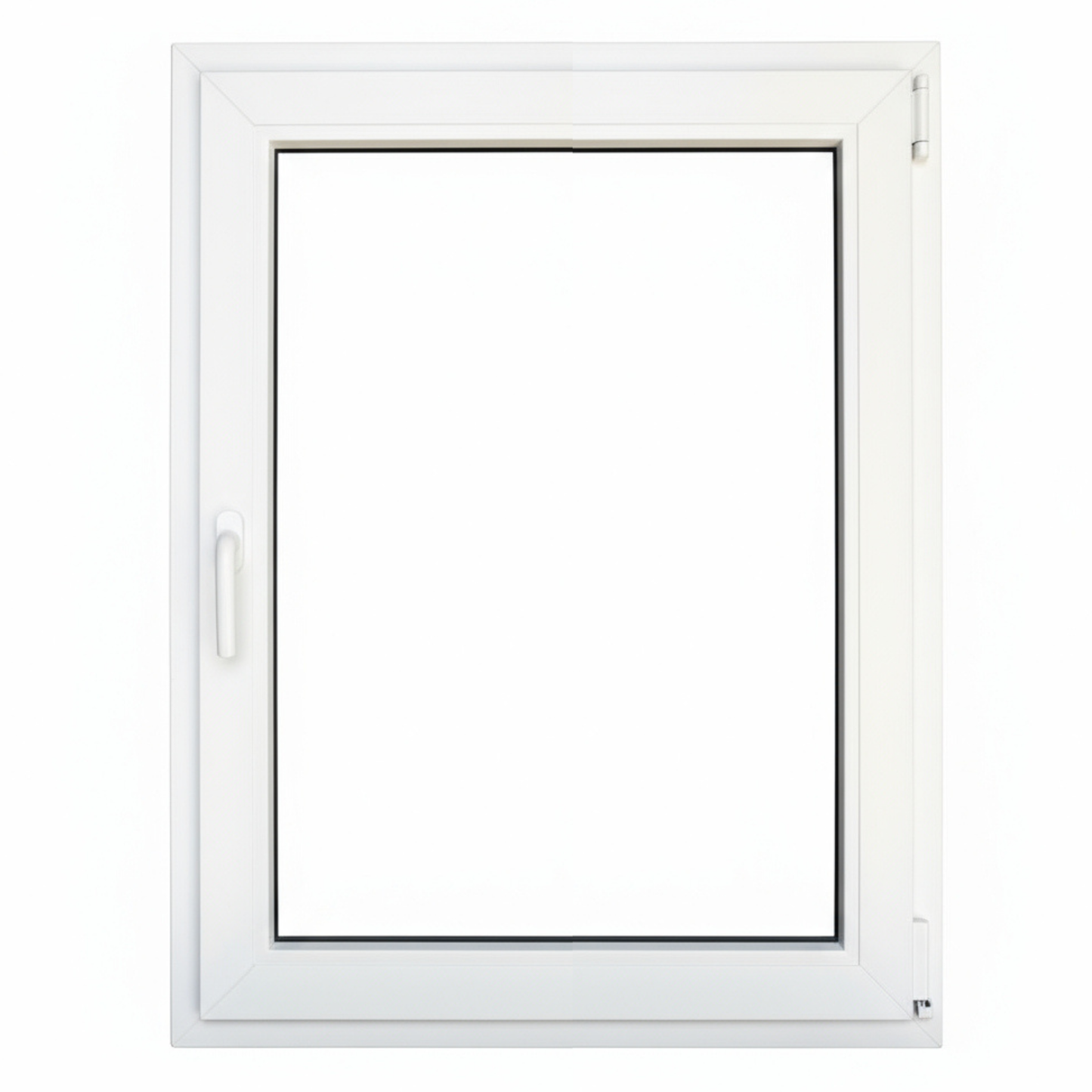 Fenêtre en PVC renforcé 800x1000 blanche oscillo-battante
