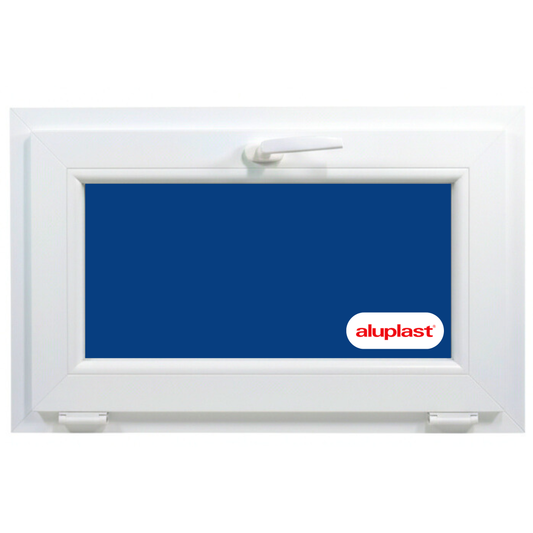 Fenêtre en PVC renforcé 800x500 blanche oscillo-battante