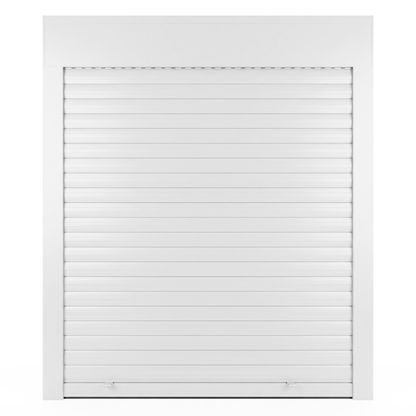 Fenêtre en PVC renforcé 1000x1155 mm, 2 panneaux, blanche, oscillo-battante, transparente, store
