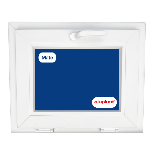 Fenêtre en PVC renforcé 500x400 blanche oscillo-battante | mate