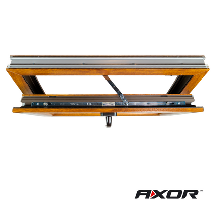 Fenêtre oscillo-battante en PVC renforcé 800x500, coloris Chêne doré