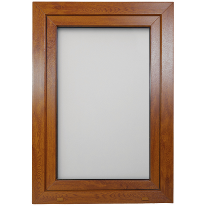 Fenêtre en PVC renforcé 800x1000 Chêne Doré oscillo-battante