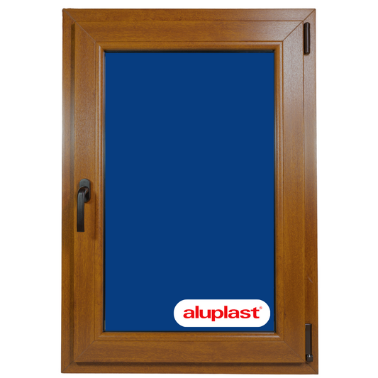 Fenêtre en PVC renforcé 800x1155 Chêne doré oscillo-battante | Volet