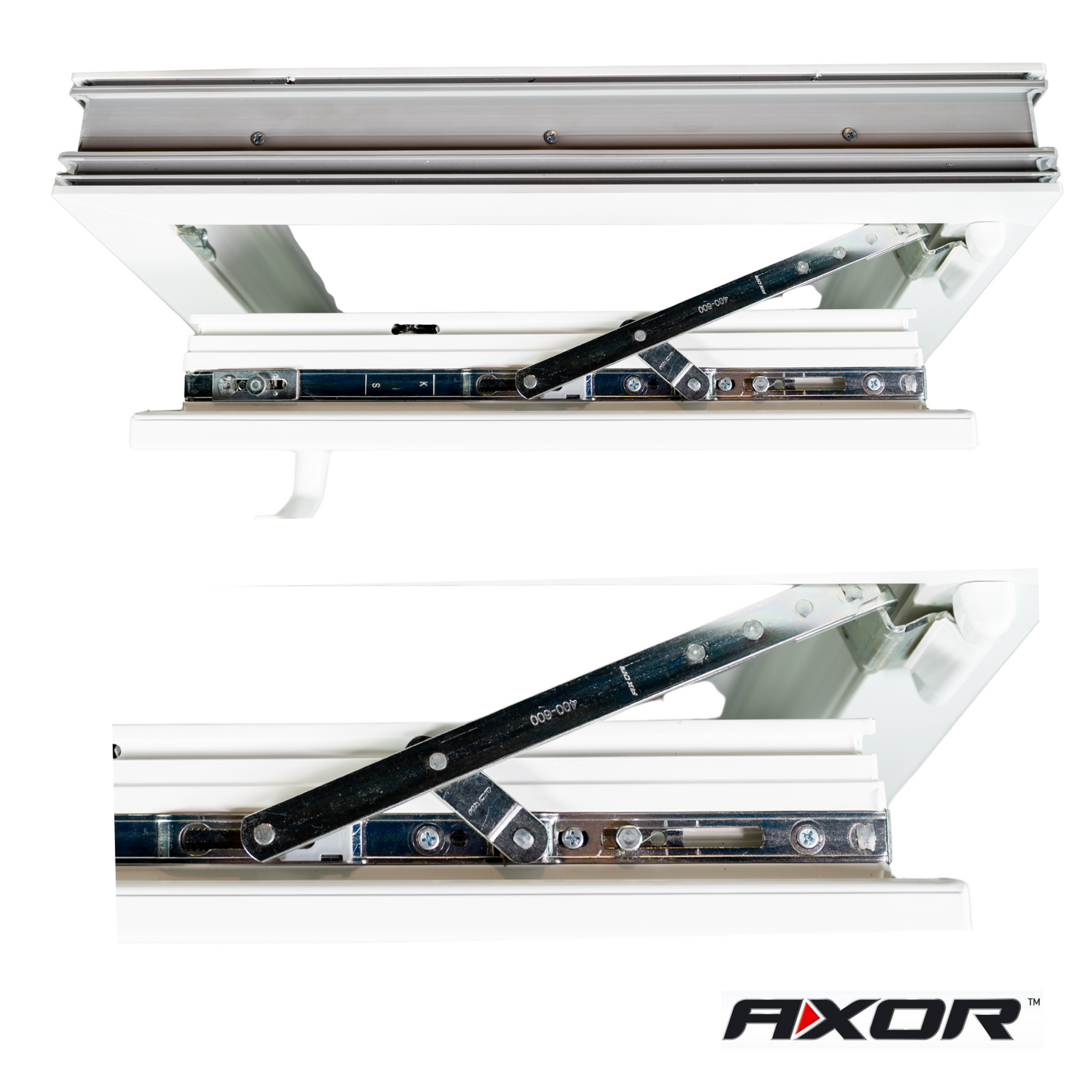 Fenêtre en PVC renforcé 500x500 blanche oscillo-battante | mate