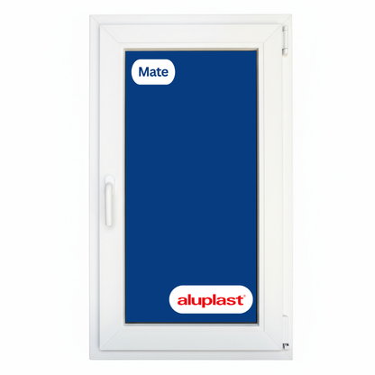 Fenêtre en PVC renforcé 600x1000 blanche oscillo-battante | Mat
