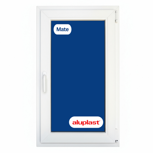 Fenêtre en PVC renforcé 600x1000 blanche oscillo-battante | Mat