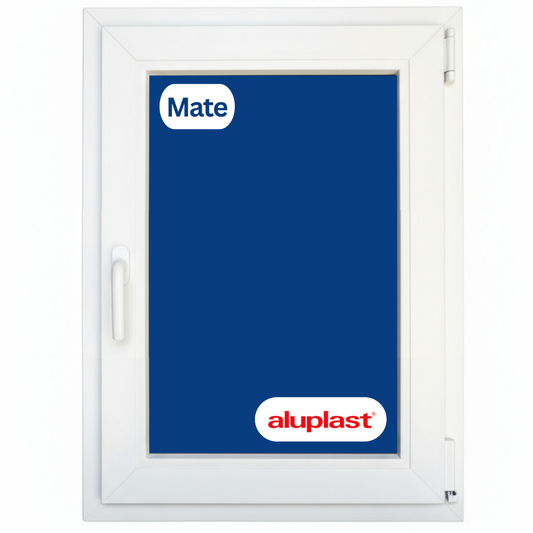 Fenêtre en PVC renforcé 500x700 blanche oscillo-battante | mate