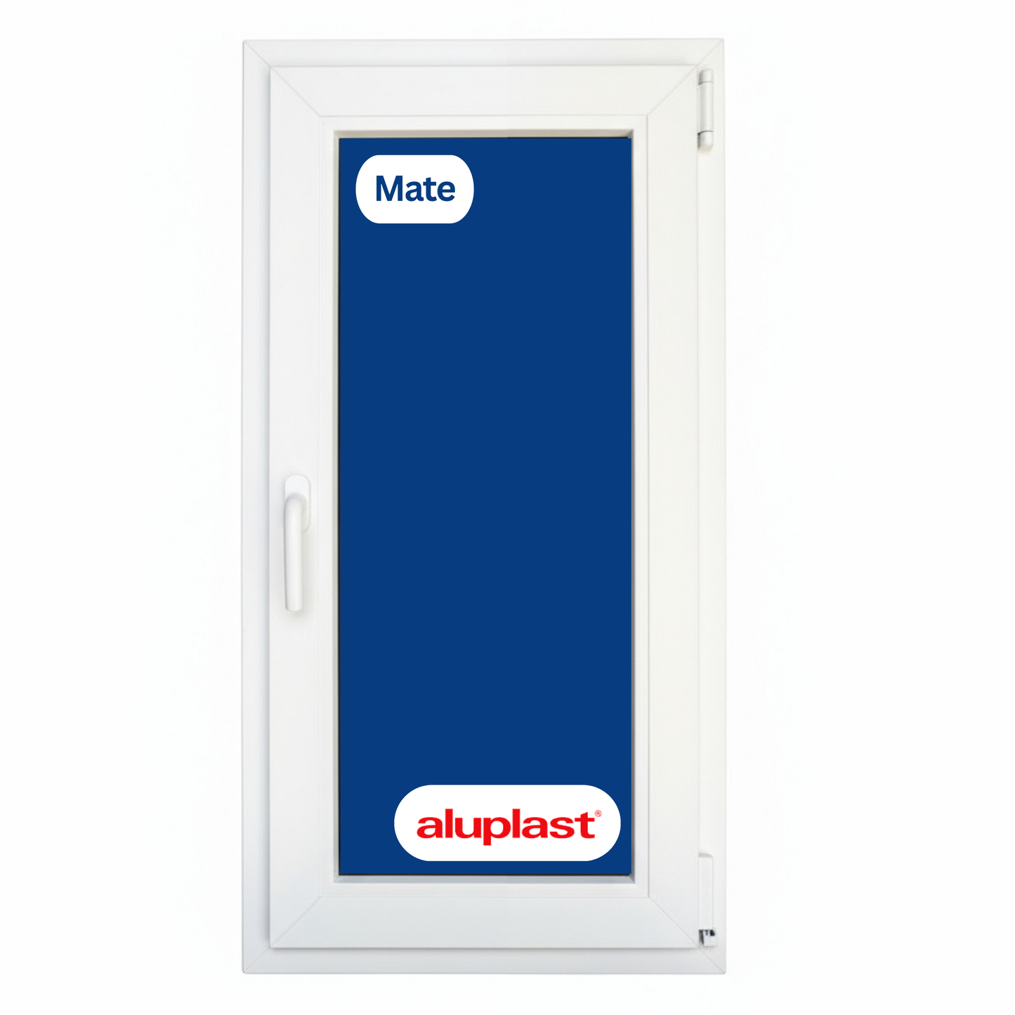 Fenêtre en PVC renforcé 500x1000 blanche oscillo-battante