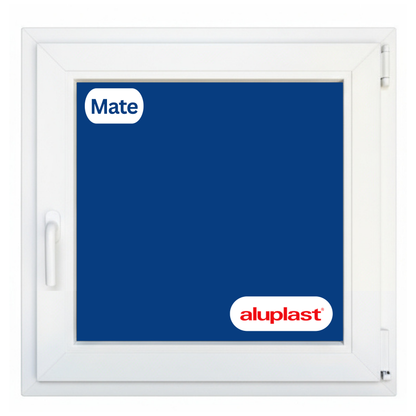 Fenêtre en PVC renforcé 600x600 blanche oscillo-battante | mate