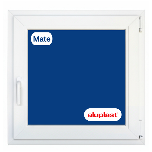 Fenêtre en PVC renforcé 600x600 blanche oscillo-battante | mate