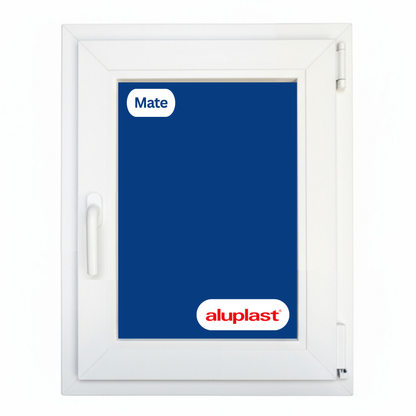 Fenêtre en PVC renforcé 500x600 blanche oscillo-battante | mate