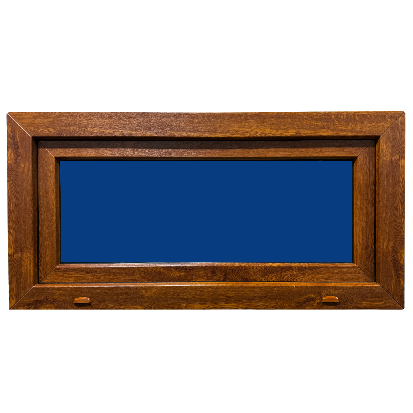 Fenêtre oscillo-battante en PVC renforcé 1000x500, coloris Chêne doré