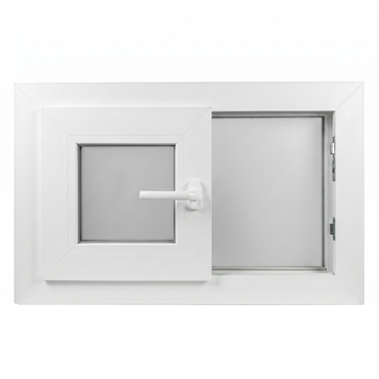 Ventana Corredera PVC Reforzado 800x500 Blanca