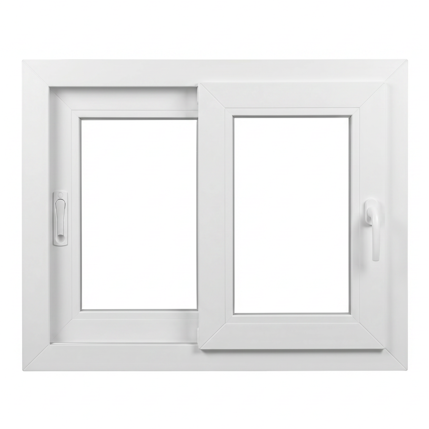 Ventana Corredera PVC Reforzado 800x800 Blanca